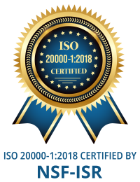 Certified Badge ISO 20000-1:2018